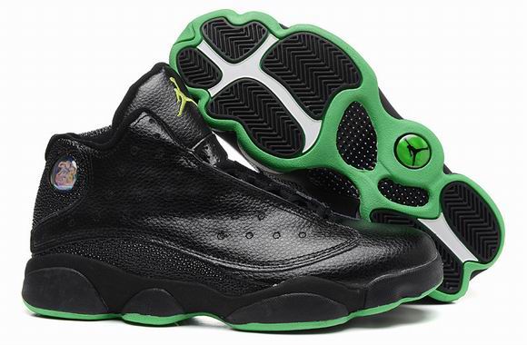 Air Jordan 13 Retro Altitude Men's Basketball Shoes Black Green-52